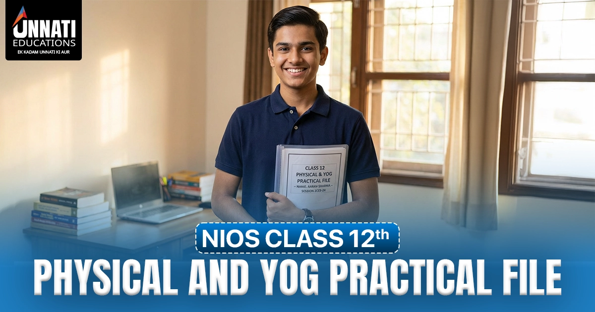 Nios Class 12 Physical and Yog Practical File